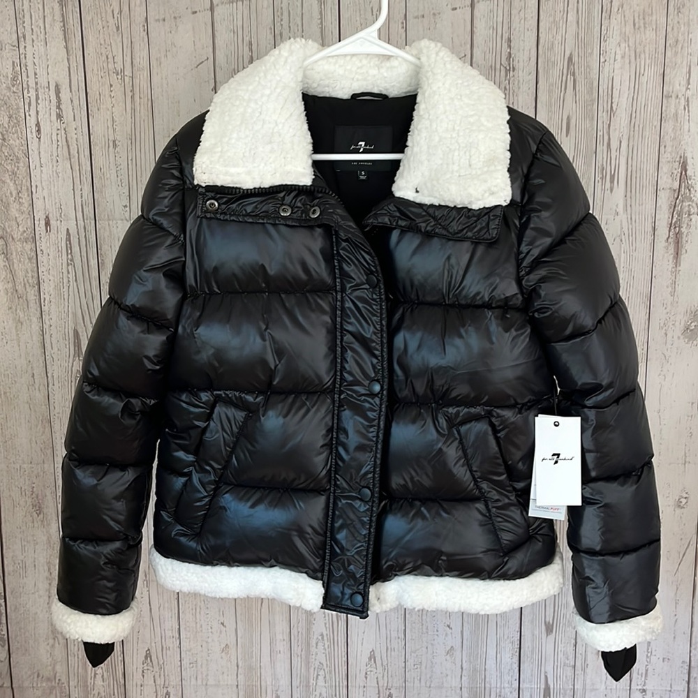 7 for all Mankind Women's Puffer Jacket